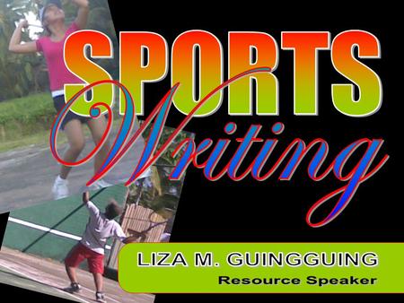 Sports writing allows you to go to town in describing plays, the atmosphere, fans and other colorful aspects of a sporting event.