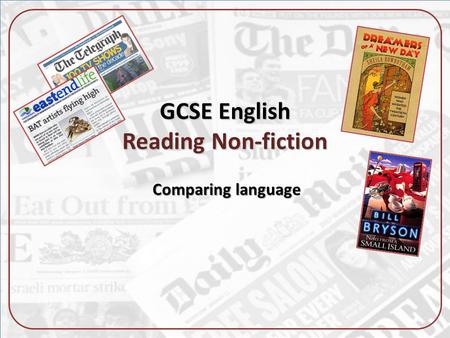 GCSE English Reading Non-fiction