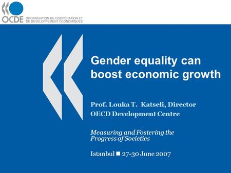 Gender equality can boost economic growth