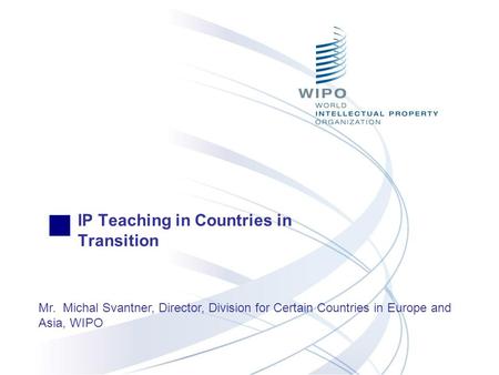 IP Teaching in Countries in Transition