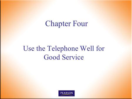 Use the Telephone Well for Good Service
