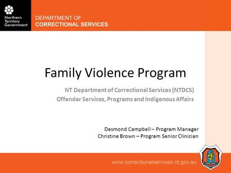 Family Violence Program