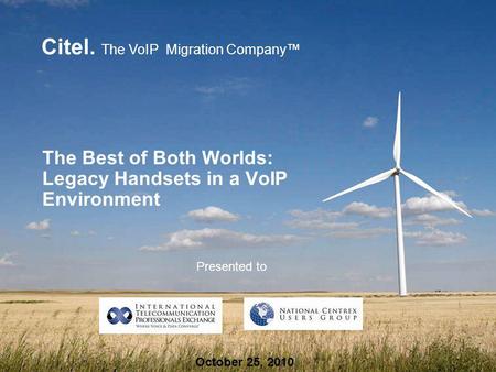 The Best of Both Worlds: Legacy Handsets in a VoIP Environment