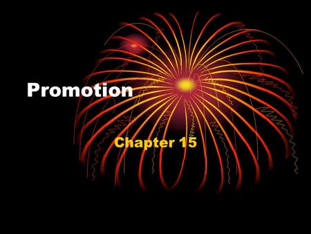 Promotion Chapter 15.