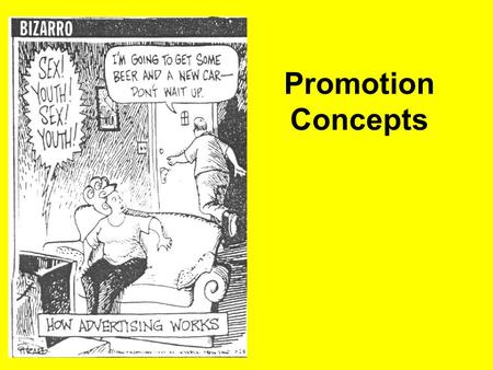Promotion Concepts.