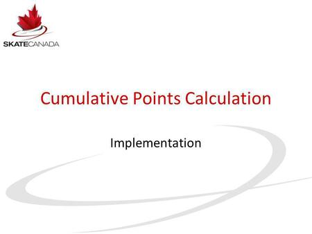 Cumulative Points Calculation Implementation. 2002 Crises.