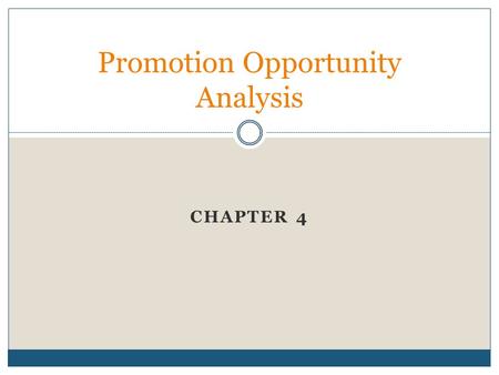 Promotion Opportunity Analysis