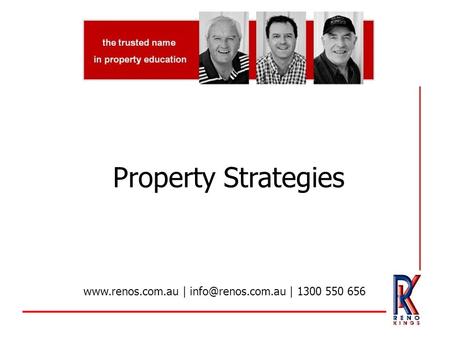Property Strategies  | | 1300 550 656.