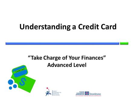 Understanding a Credit Card