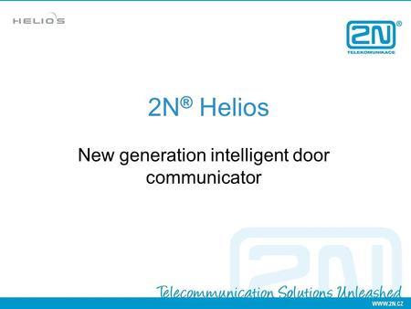 New generation intelligent door communicator
