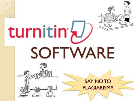 SOFTWARE. INTRODUCTION Internet- based plagiarism - detection service used to checks the documents for originality. To checks the students work – assignments,