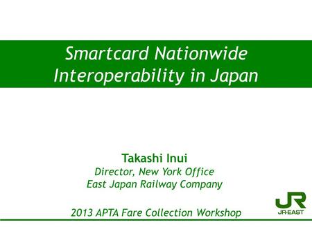 Interoperability in Japan