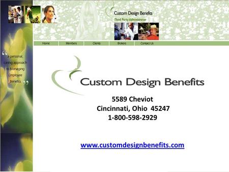 Custom Design Benefits, Inc.