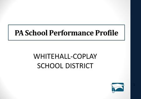 PA School Performance Profile 1 WHITEHALL-COPLAY SCHOOL DISTRICT.