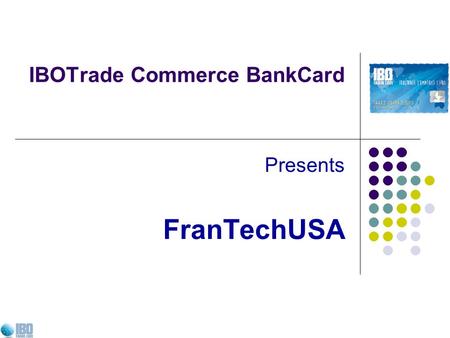 IBOTrade Commerce BankCard