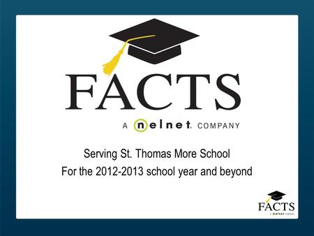Serving St. Thomas More School For the 2012-2013 school year and beyond.
