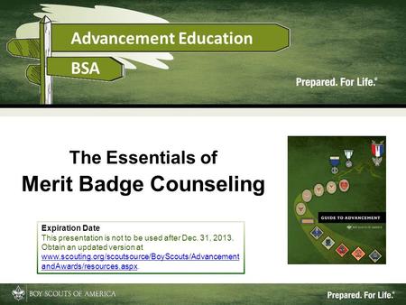 Merit Badge Counseling