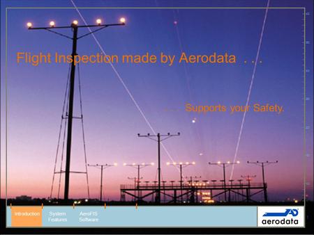 Flight Inspection made by Aerodata . . .