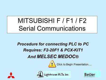 MITSUBISHI F / F1 / F2 Serial Communications