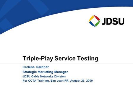 Triple-Play Service Testing