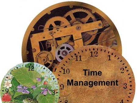 Time Management. Answers a few Questions Question 1: What one thing could you do (that you arent doing now) that if you did on a regular basis, would.