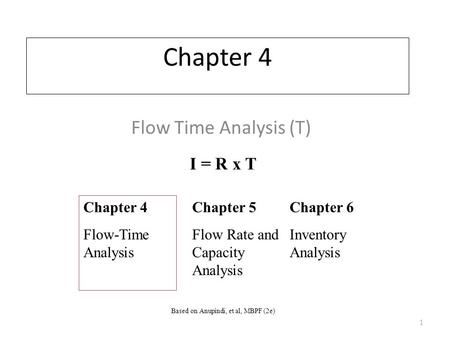 QUAN 6610 Flow Time Analysis (T)