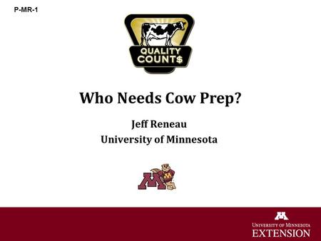 Jeff Reneau University of Minnesota