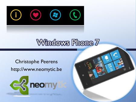Christophe Peerens  Windows Phone 7 Marketplace Tips and tricks When Making Your Application Mango Call To Action Q&A.