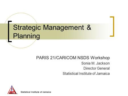 Strategic Management & Planning