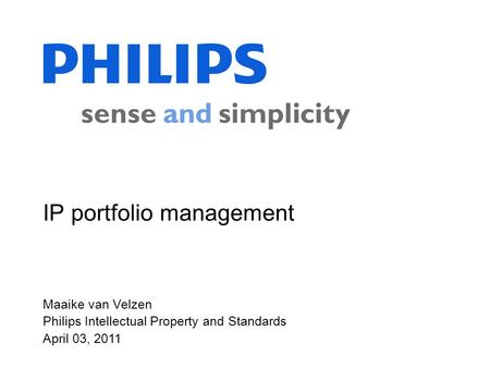 IP portfolio management