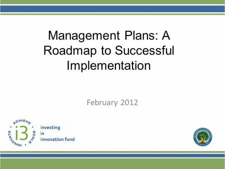 Management Plans: A Roadmap to Successful Implementation