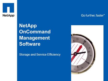 NetApp OnCommand Management Software
