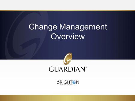 Change Management Overview. 2 Objectives Overview of the change management approach Clarity on how the tools support the change approach Apply the change.