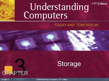 3 Storage CHAPTER TODAY AND TOMORROW 11th Edition