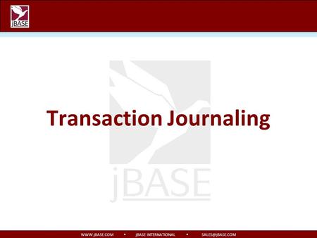 Transaction Journaling