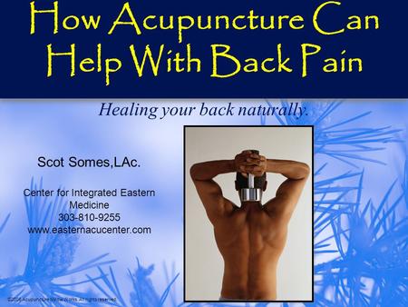 How Acupuncture Can Help With Back Pain