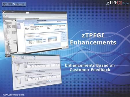 Suite www.tpfsoftware.com. Suite 2 TPF Software – Overview Binary Editor Remote Scripts zTREX Add-Ins & Project Integration with Source Control Manager.