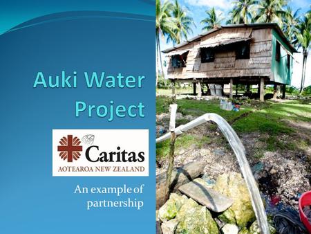 An example of partnership. The Diocese of Auki is on the island of Malaita in the Solomon Islands.