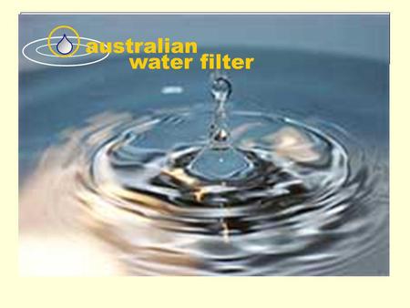 Australian water filter.