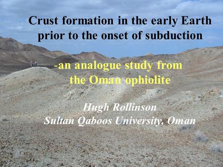 Crust formation in the early Earth prior to the onset of subduction