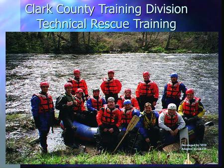 Clark County Training Division Technical Rescue Training