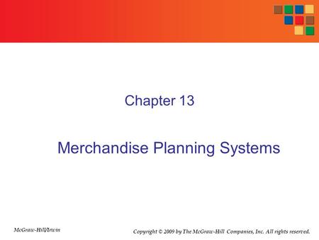 Merchandise Planning Systems