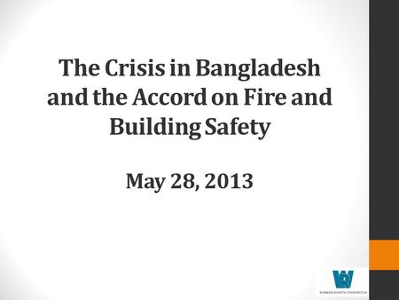 Building Collapse in Bangladesh