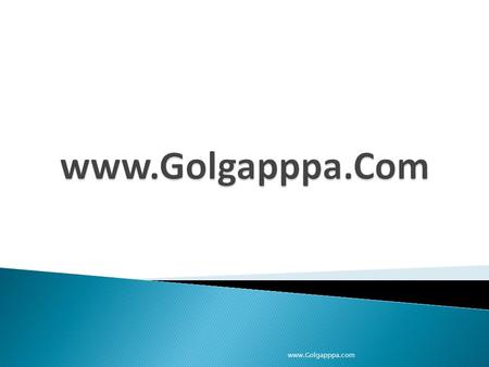 Www.Golgapppa.com. It is basically No Frill, Low cost, Recession Proof and Win Win Business Concept. www.Golgapppa.com.