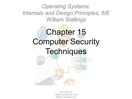 Chapter 15 Computer Security Techniques