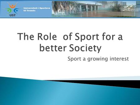 Sport a growing interest. 1. The Berlin PE World Summit (1999) - The PE situation 2. The Berlin Agenda for Action for Government Ministers and Appeal.