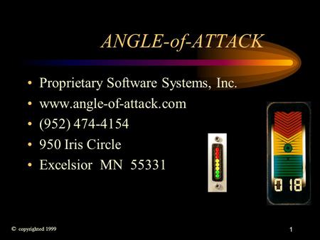 ANGLE-of-ATTACK Proprietary Software Systems, Inc.