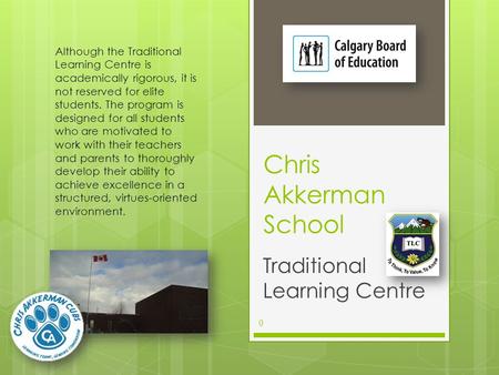 Agenda Introductions Calgary Board of Education