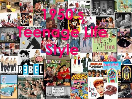 The 1950s POP CULTURE. - ppt video online download