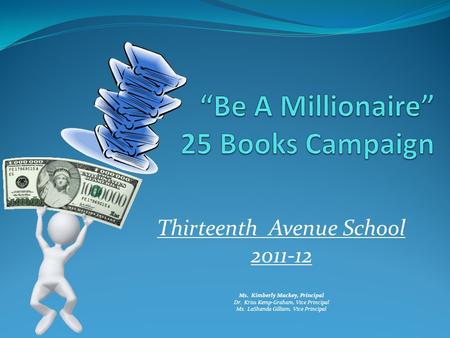 “Be A Millionaire” 25 Books Campaign